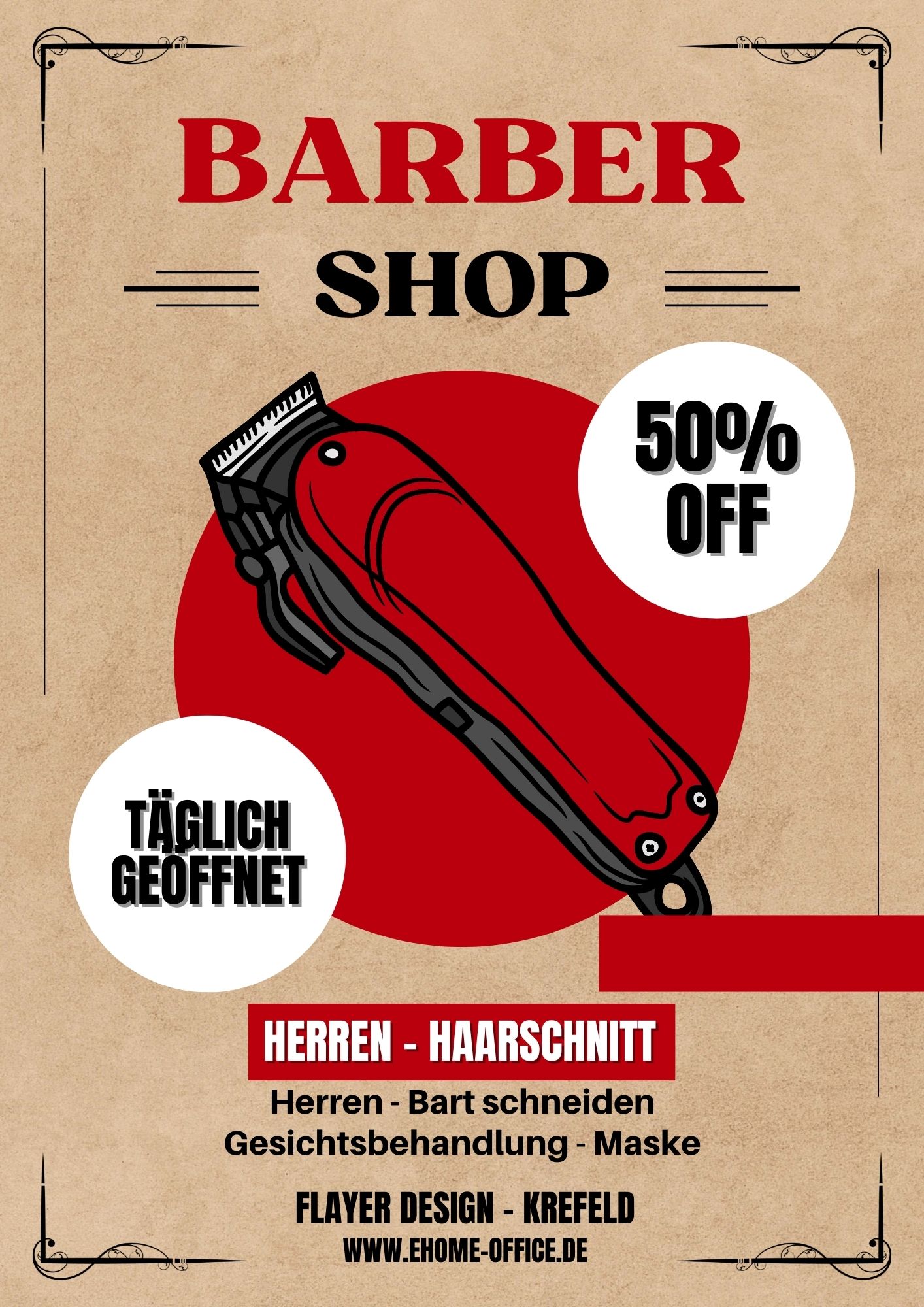 Kreative Flyer für mehr Aufmerksamkeit und Erfolg in Krefeld.