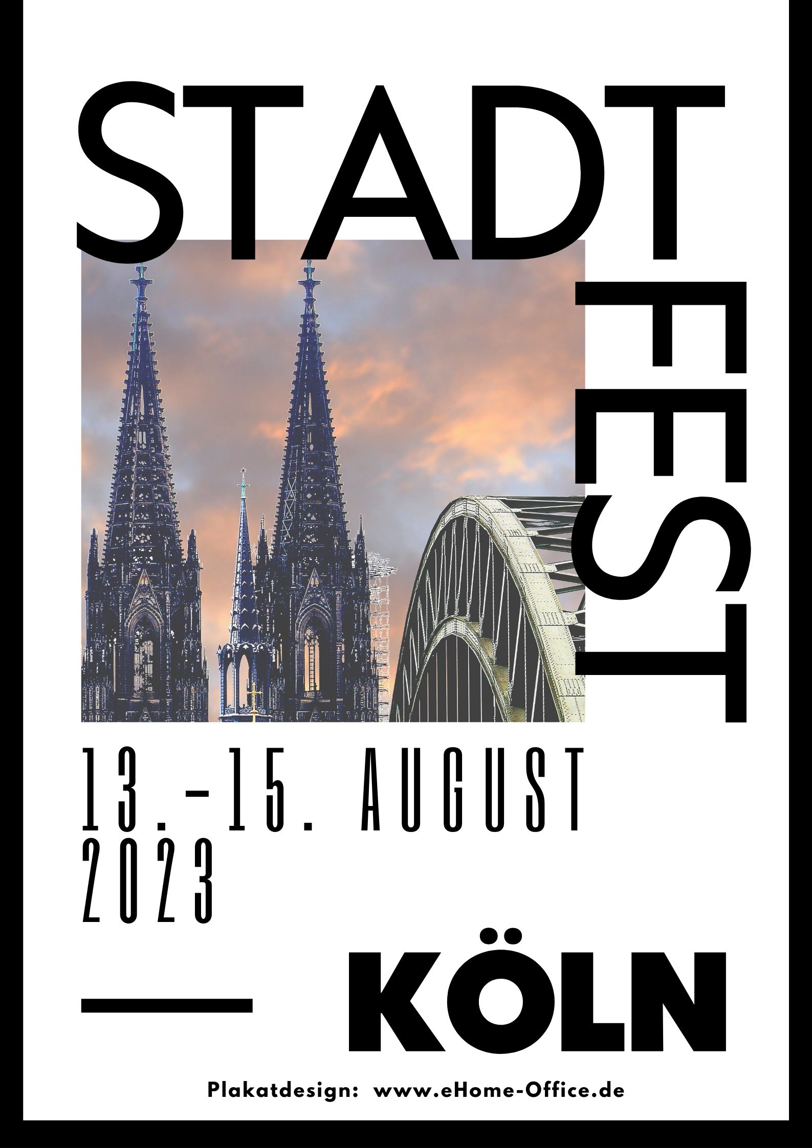 Plakate für Events, Konzerte, Festivals und Messen.