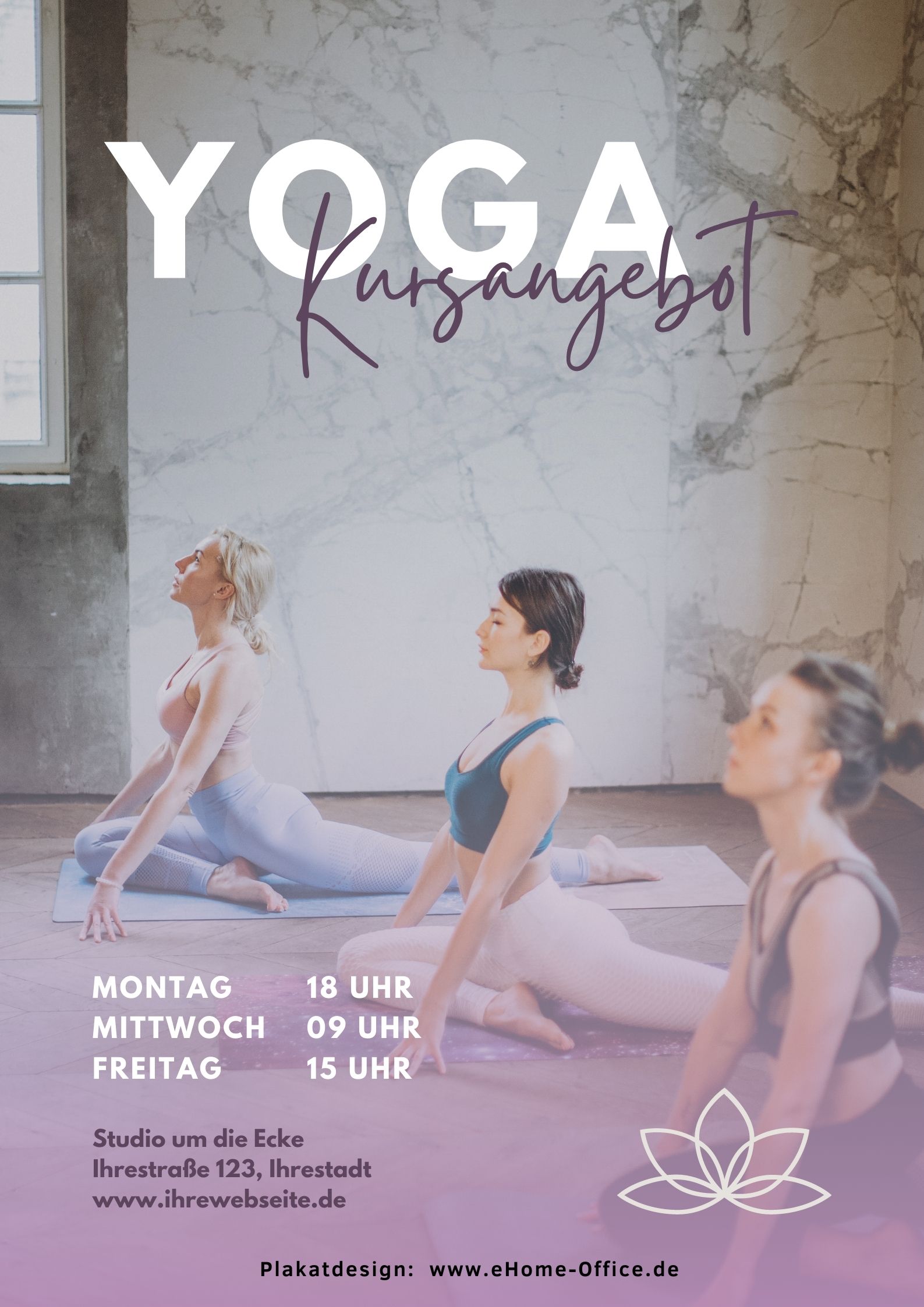 Ich entwickle Plakatdesigns genau nach Ihren Vorstellungen.