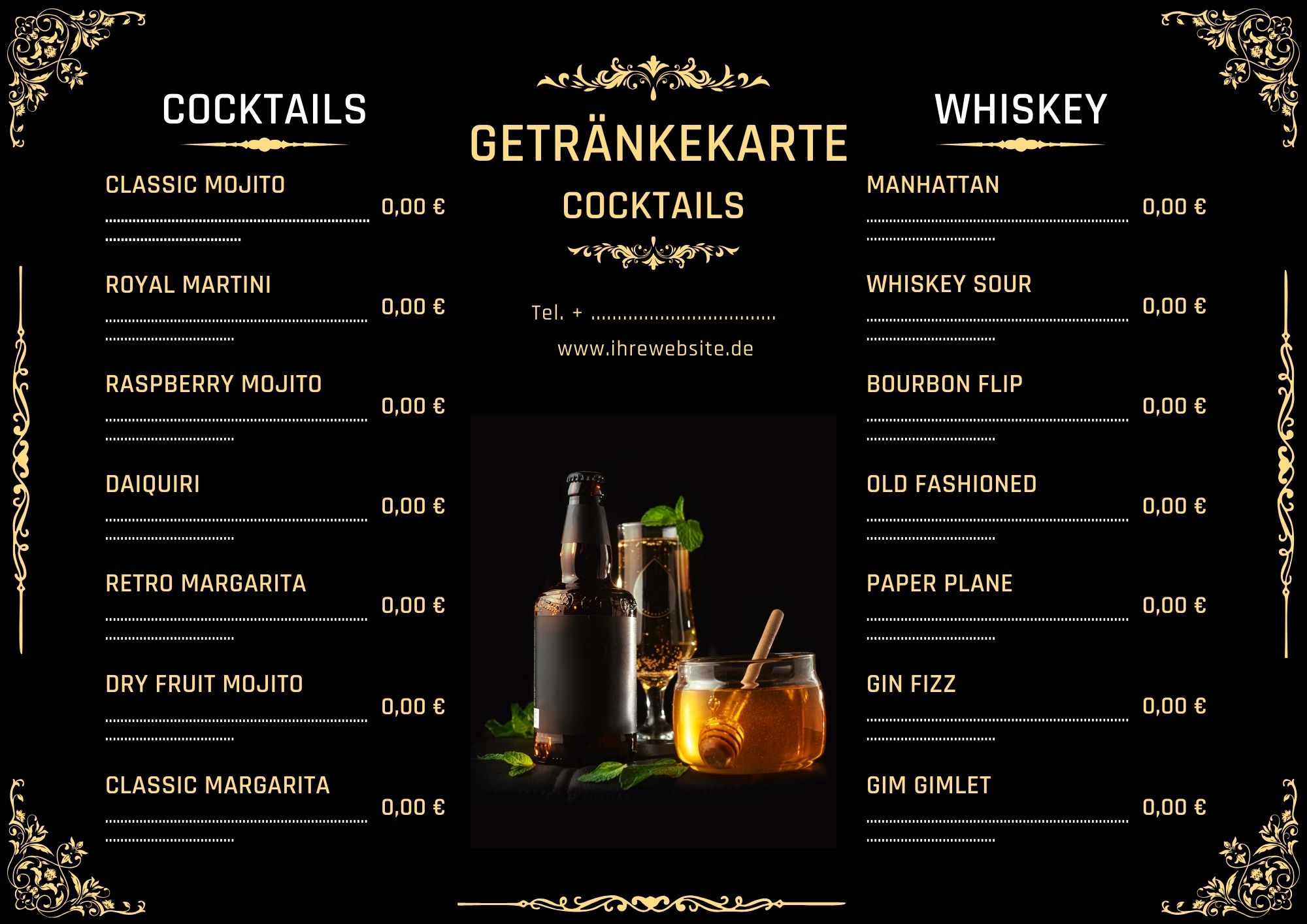 Saisonale Spezialitäten? Ich passe Ihr Design regelmäßig an.

