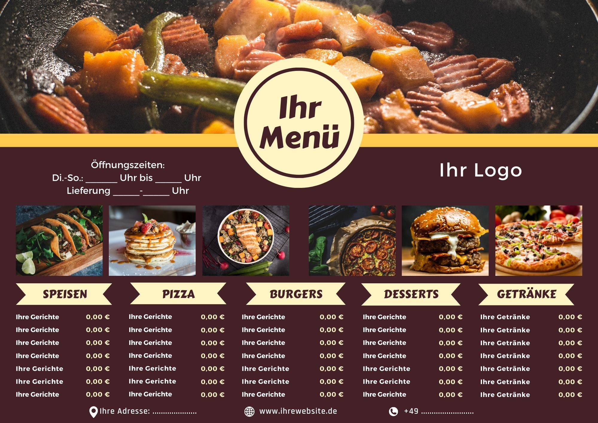 Die richtige Anordnung Ihrer Gerichte kann den Umsatz steigern.

