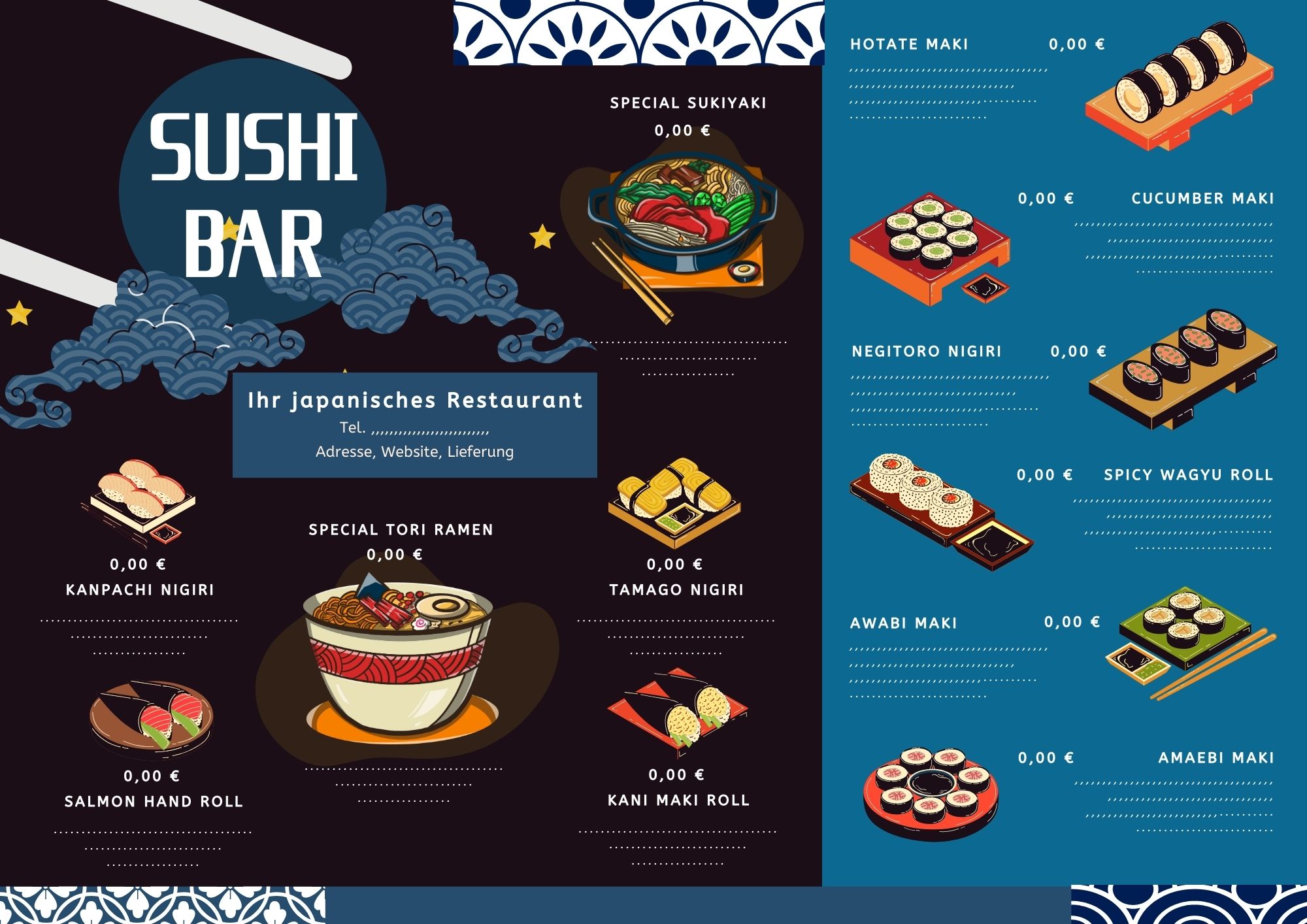 Gut organisierte Menüs steigern die Kundenzufriedenheit.

